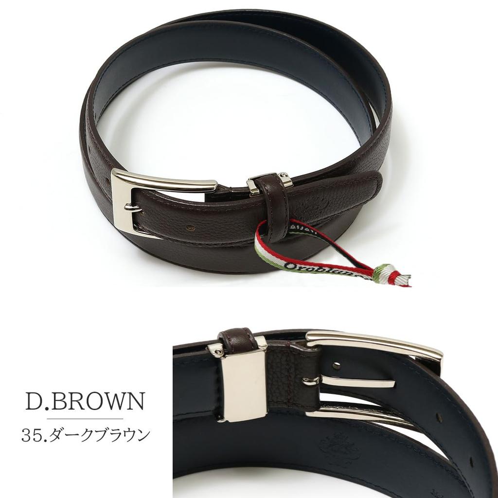 Эксклюзивно для нашего специального аллергия на металл, сделанная в виде булавки, подлинная отечественная, подарок Темно-коричневый [Orobianco] Ремень, компания, заказ, профилактика, без никеля,