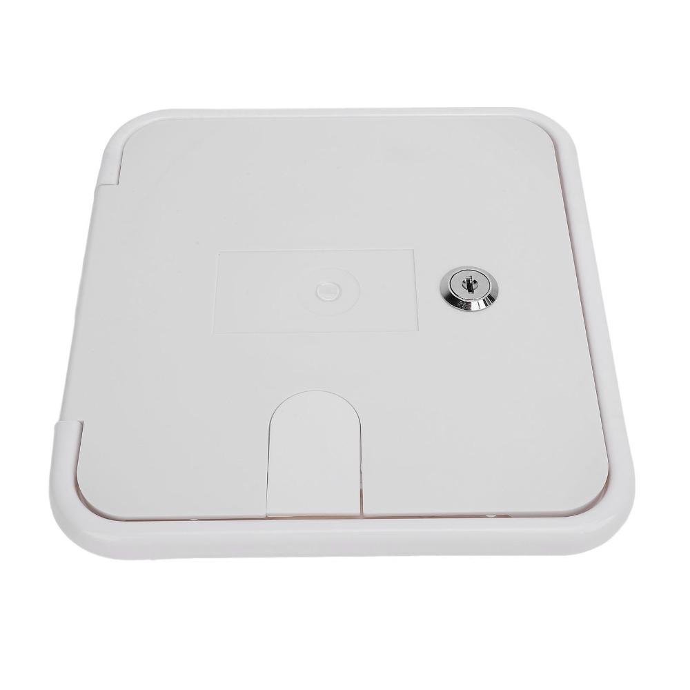 ABS RV Cable Hatch Door 215*205mm RV Power Cord Hatch Cover Cable Management