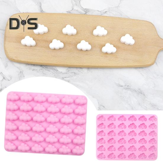 Форма для помадки для кухонных гаджетов, легкая деформация, удобная форма для выпечки с 36 облаками