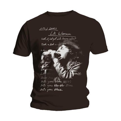 The Doors Unisex T-Shirt: LA Woman Lyrics Unisex T-Shirt