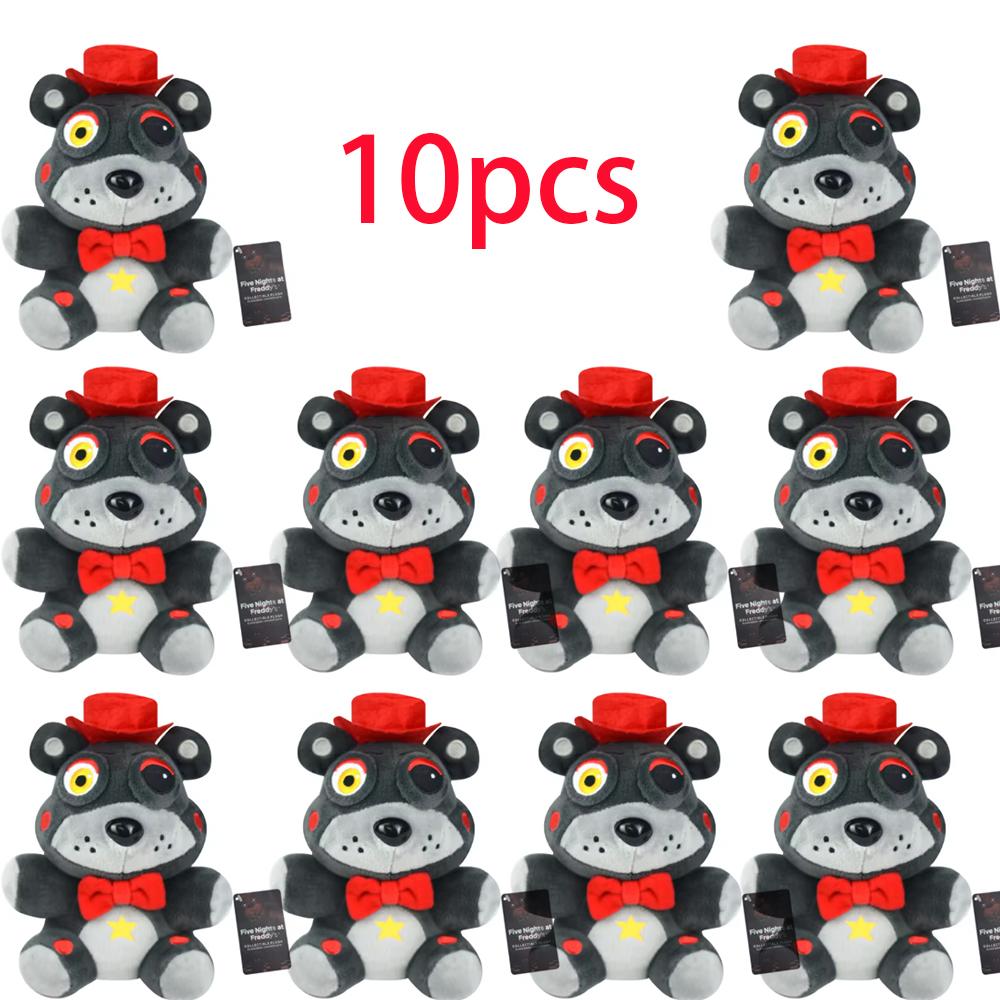 spot  New FiveNight At Freddy Fnaf Cute Plush Toys Game Doll Bonnie Bear Foxy Cartoon Stuffed Dolls Freddy Toys For Children Gif