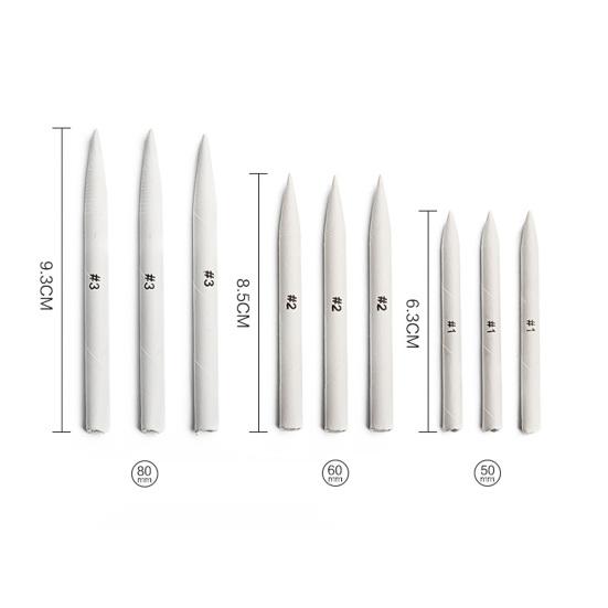 19Pcs/Set Blending Stumps Tortillon Pencil Extension Tool Sketch Drawing Art Kit