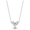VIVIENNE WESTWOOD Серебряные ожерелья Унисекс Серебряный Розовый 6303002701P356