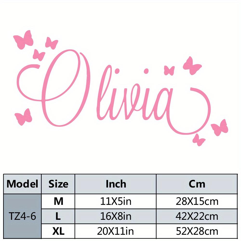 Звездная наклейка на стену с именем на заказ - Персонализированная виниловая наклейка из ПВХ для дня рождения и домашнего декора, Съемная для гостиной и спальни