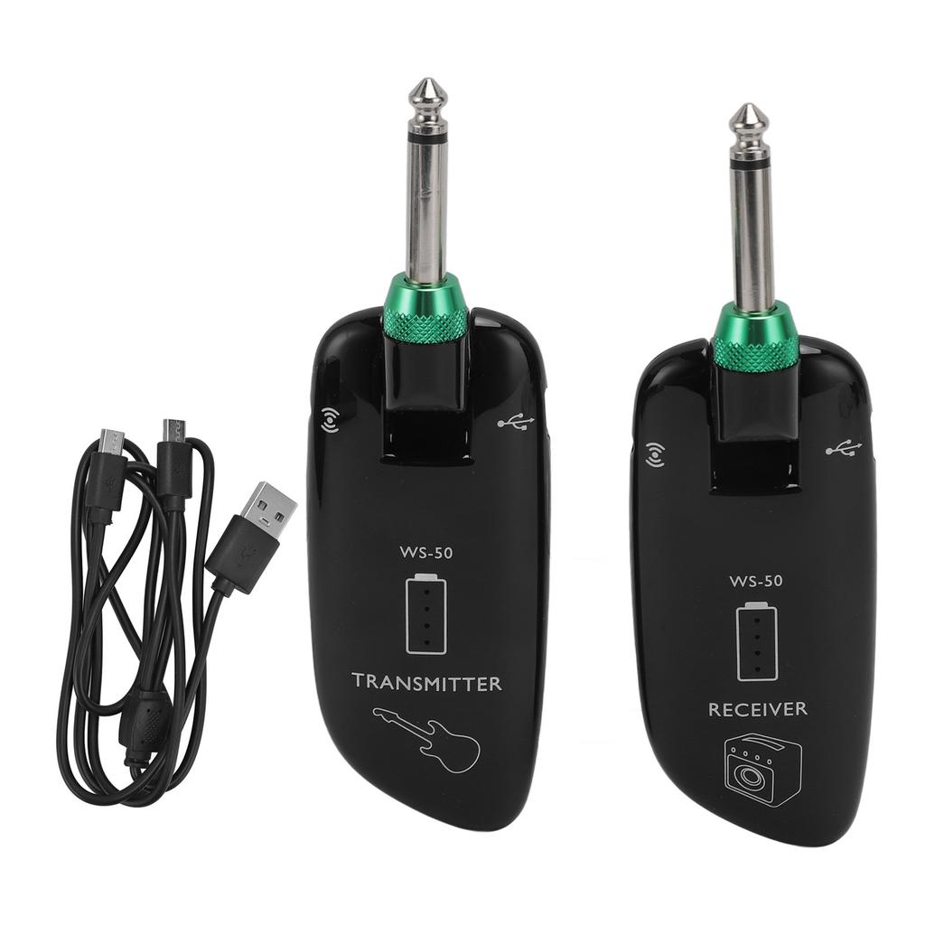 Беспроводная гитарная система 20–20 кГц без потерь, вращающийся, plug-and-play беспроводной гитарный передатчик