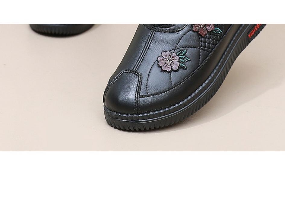 Женские водонепроницаемые нескользящие зимние сапоги из овчины для пожилых людей