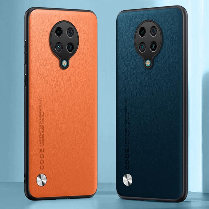 Роскошный чехол из искусственной кожи для Xiaomi Poco F2 Pro, задняя крышка, матовый силиконовый чехол для телефона с полной защитой для Redmi K30 Pro Coque