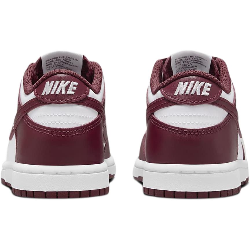 Nike Кроссовки детские Dunk Low PS Redwood белые Gym-красные FB9108-115