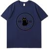 Halloween Funny Black Cat Owners Club Graphic T Shirts Cotton New Shirts And Tshirts Fashion Summer Mens Print T Shirt