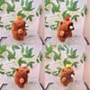 Blow Capybara Bubble Keychain Top Persimmon Kids Backpack Hanging Doll Plush