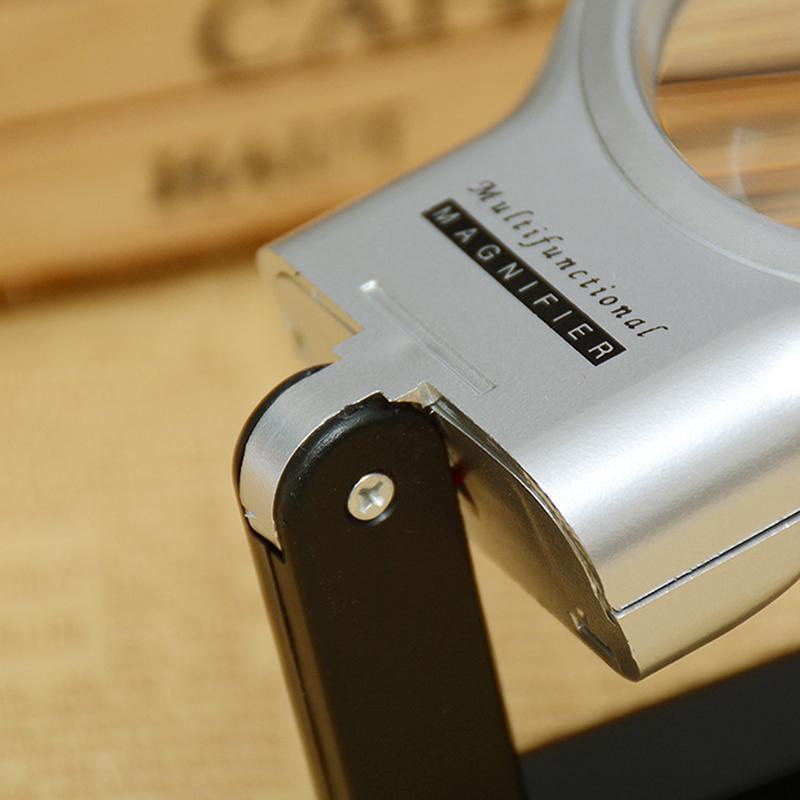 WCIC Новый многофункциональный портативный настольный компьютер 3 в 1, складное 3-кратное увеличительное стекло с 2 светодиодными HD-объективами