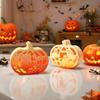 4 Pcs Halloween Pumpkin Silicone Molds Tea Light Holder Plaster Molds Gypsum Molds for Home Crafts