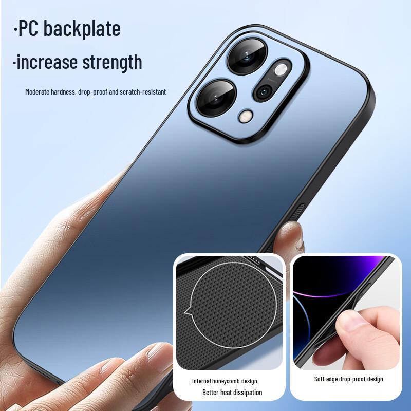 Матовый противоударный чехол для телефона Shangsou AG для серии OPPO Reno