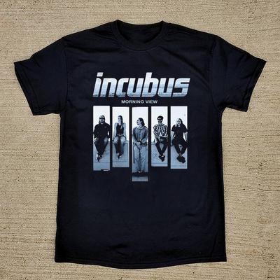 Incubus US Morning View Хиты Фото Тур Футболка Черная Все Размеры S-5XL Унисекс Футболка