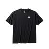 Lifestyle Series Simple Solid Color Round Neck Pullover Short Sleeve T-Shirt Unisex Tops Black 972528124-4