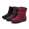 Winter New Women Platform Boots Non-slip Tarpaulin Mother Ankle Boots Plus Velvet Thick Cotton Shoes Warm Snow Boots