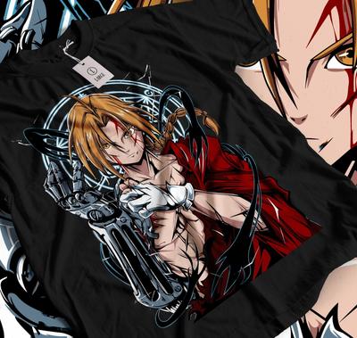Fullmetal Alchemist TShirt Brotherhood Alphonse Elric Anime Gift Shirt Best 18