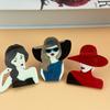 Waterproof Exaggerated Art Ring Irregular Modern Lady Finger Circle  Festival Gifts