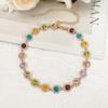 Spring/Summer Colorful Diamond Choker - Women's High-End, Versatile Design Clavicle Necklace