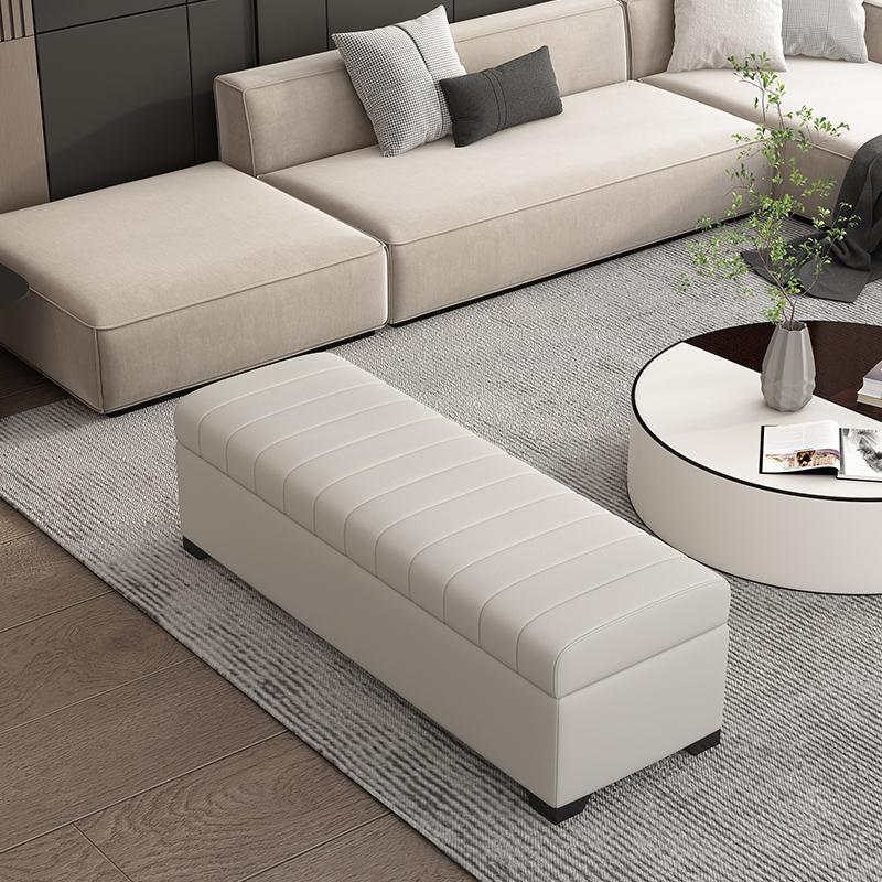 Luxury Storage Bench, Waterproof Shoe Stool, Large Ottoman Box, Heavy-Duty Armchair - Scratchproof, Multi-Use, High Capacity