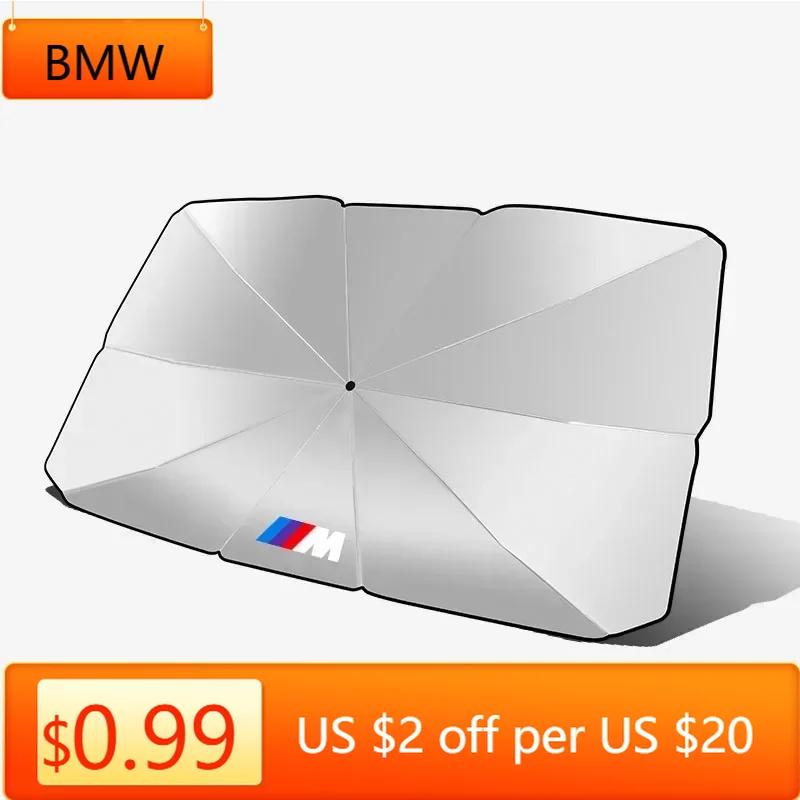 LFRNN1 Car Sticker Car Windshield Sunshade Anti UV Protector Parasol For BMW E53 E70 E71 E72 E83 X1 X2 X3 X4 X5 X6 X7 E84 F48 F49 F39 F