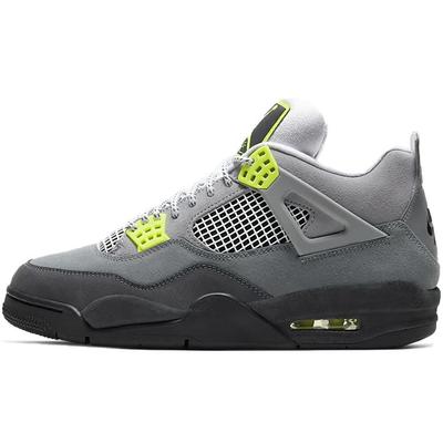 Кроссовки унисекс Air 4 Retro SE Neon 95 Серые Cool-Grey Volt CT5342-007