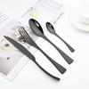 Набор столовой посуды Чайная ложка Вилка Серебро Креативные столовые приборы Зеркало Серебряные столовые приборы Нержавеющая сталь 304 Нож для стейка Вилки Посуда