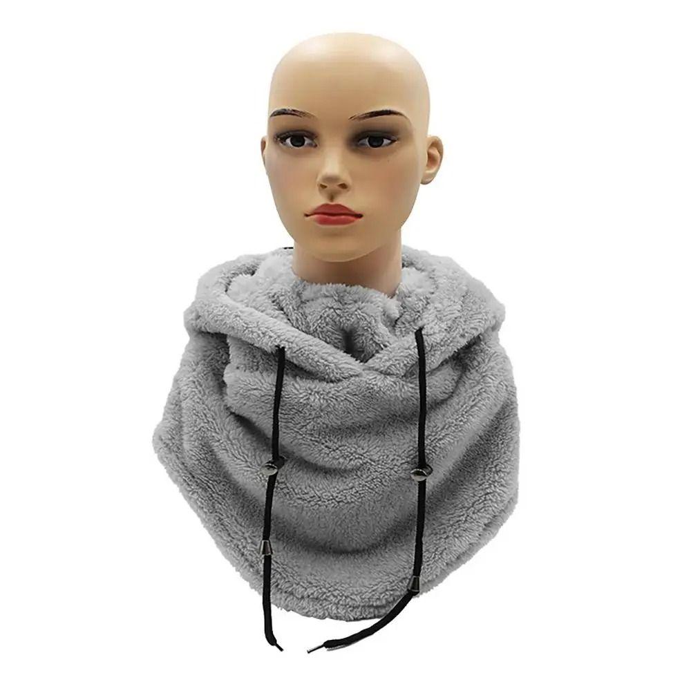 Утолщенная флисовая балаклава с ушками Плюшевая шапка-ушанка Зимняя велосипедная кепка для активного отдыха на природе