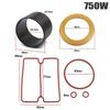 1Set Nitrile Rubber Air Compressor Piston Ring Kit  for Mute Air Compressor Repair