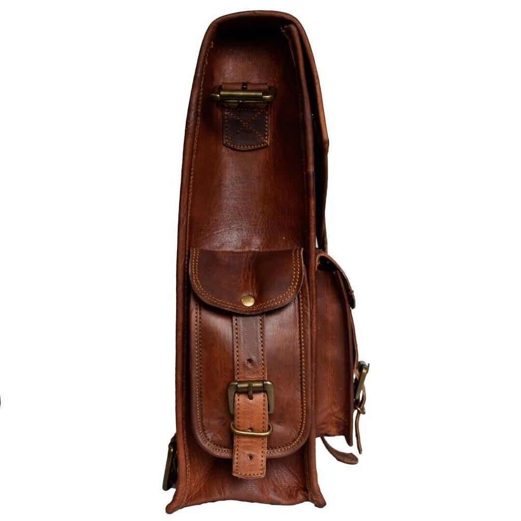 Handmade New Vintage Men's Leather Backpack Bag Genuine Laptop Rucksack Travel