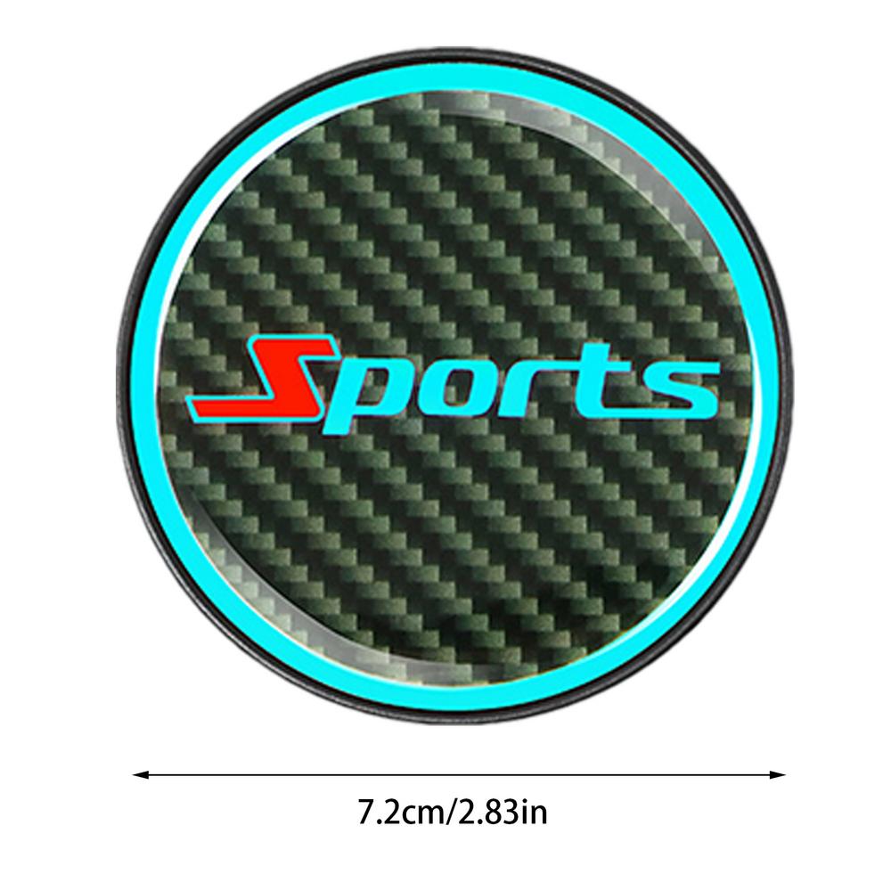 Ночные светящиеся подставки для подставок для салона автомобиля противоскользящий коврик ночник автомобильный коврик для стакана отделение для стакана с водой украшения для автомобиля аксессуары