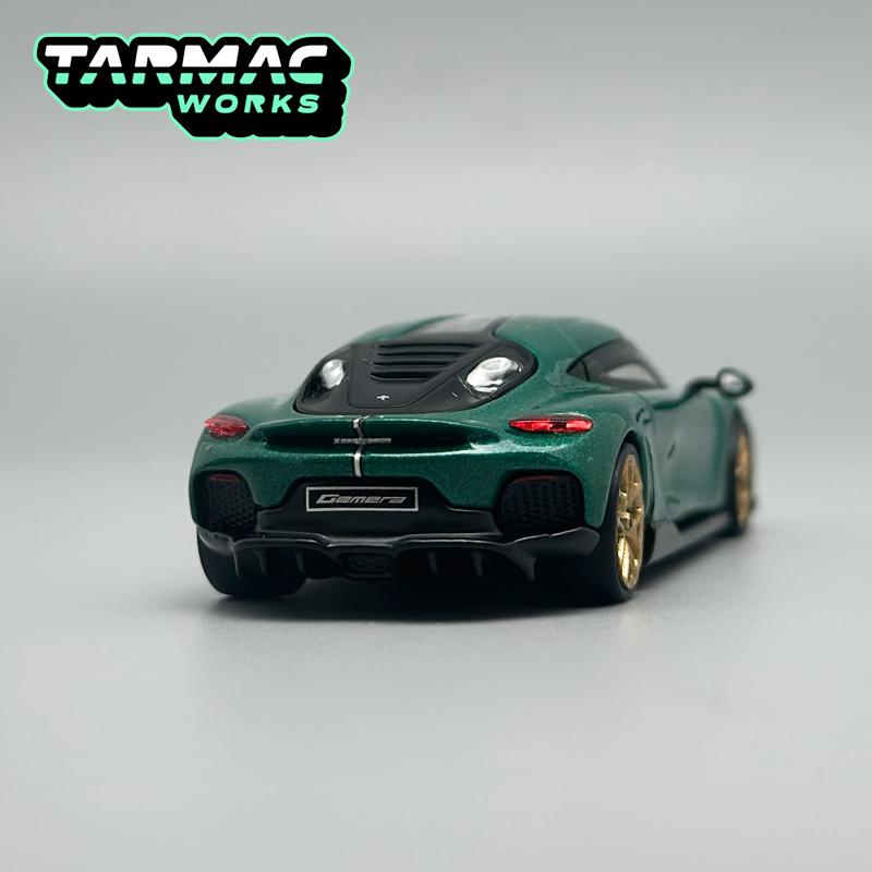 TW 1:64 Tarmac Works Koenigsegg Gemera Green Alloy Car Model