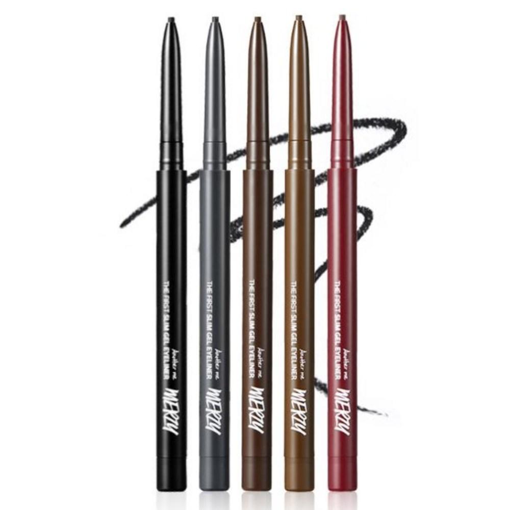 Подводка для глаз Merge the First Slim Gel Eyeliner 0,05 г, GS2 BLACK SPINEL черная шпинель, 2 шт.
