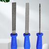 3 Pieces Wood Rasp File Set Alloy Steel Woodworking File, Round, Flat, Semi-Round, File Tools for Woodworking