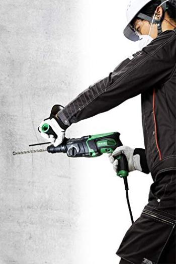 Дрель-перфоратор HiKOKI DH28PMY2 с быстросъемным креплением для сверления по дереву, бетону, металлу,