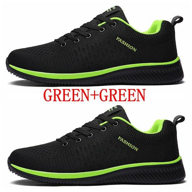 Мужские сетчатые кроссовки на шнуровке