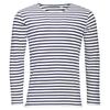 SOLS Мужская футболка с длинным рукавом в морскую полоску