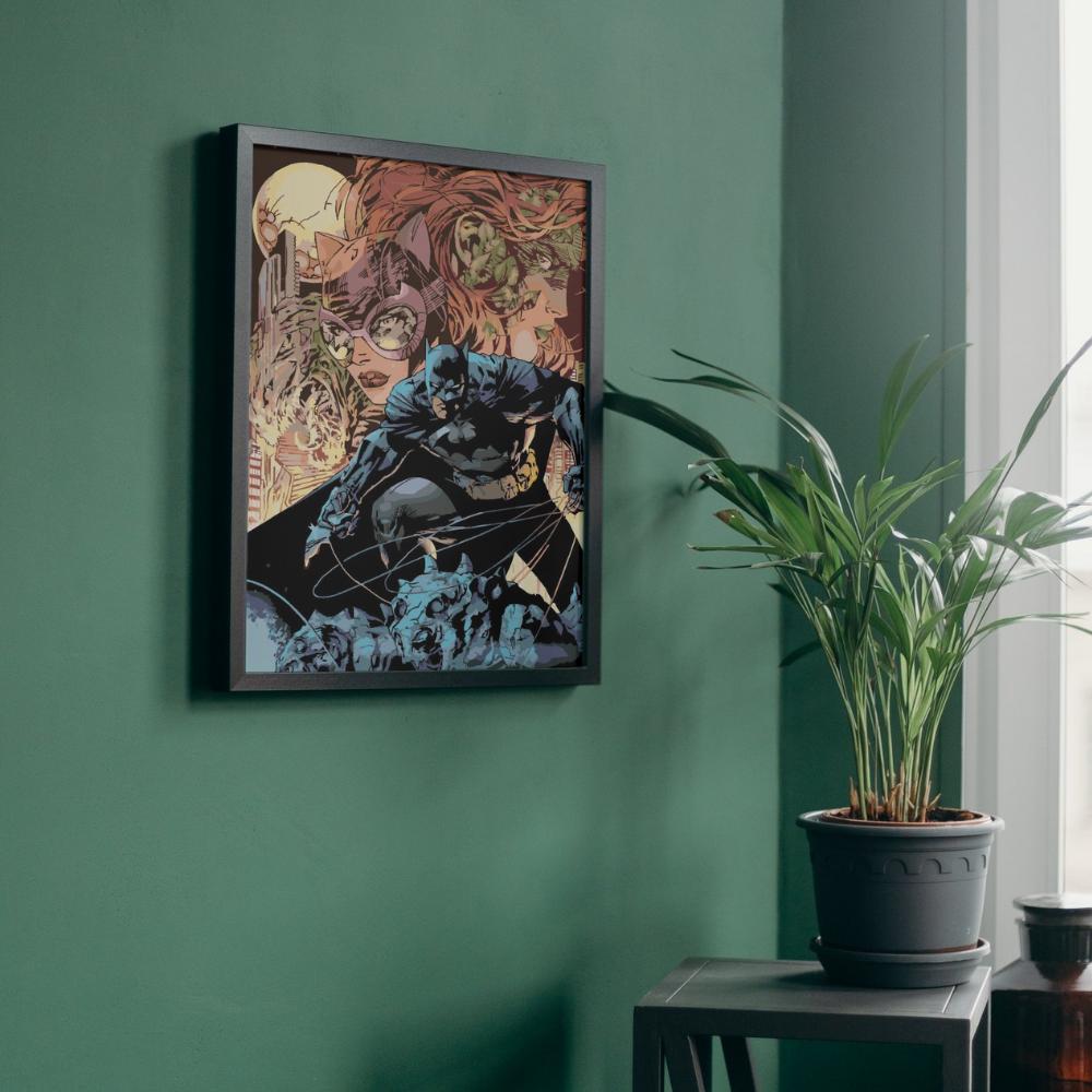 Malowanie Po Numerach Z Ramą Obrazy Do Malowania - Noce W Gotham 40X50 Cm