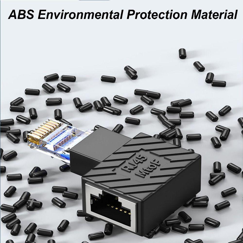 90 Degree Network Cable Connector LAN Extension Adapter for Cat5 Cat6 LAN Ethernet Network Cable