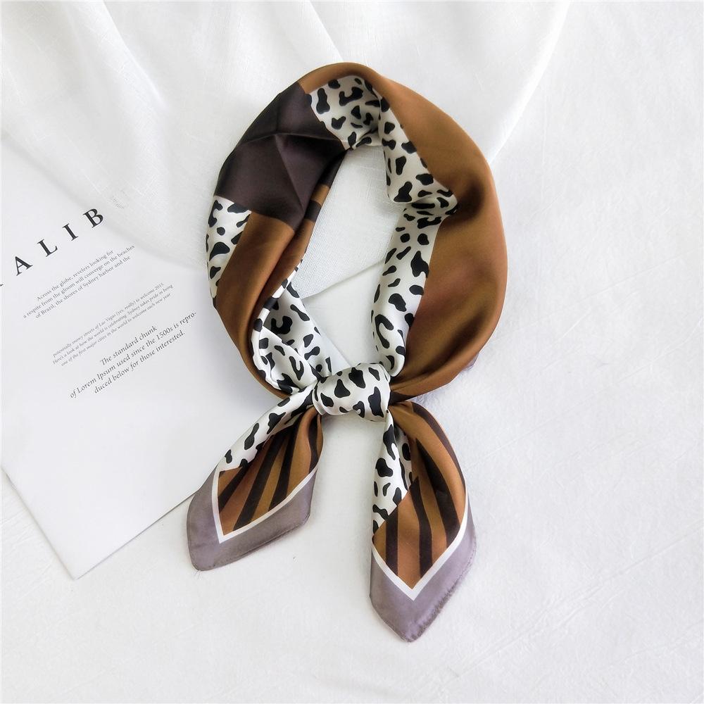 Fashion Decoration Scarf Hairband Tie Hair 70 Small Square Scarf Silk Scarf Women'S Spring And Autumn Versatile Small Scarf Professional Scarf