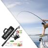 Fishing Rod and Reel Combo Equipment Accessories Portable Telescopic Pole