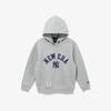 Худи New Era Kids Mlb с логотипом New York Yankees, серый меланж