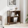 VidaXL Bookcase Brown Oak 72x28x77.5 Cm Engineered Wood 838882