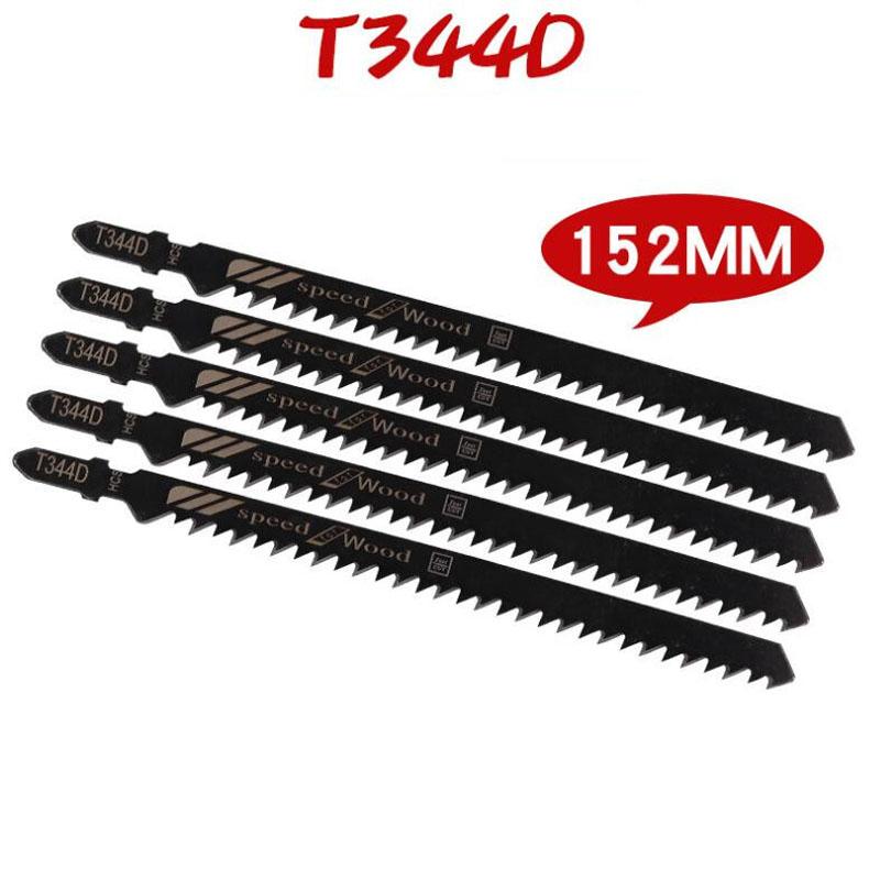 Набор из 5/10 полотен для лобзика с Т-образным хвостовиком HCS, различные полотна для лобзика по дереву, пластику и металлу для Black & Decker Metabo