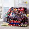 Atletico Madrid Customize Your Name Blanket Throw Personalized Blanket Soft & Cozy Great for Livingroom Nap Bedding Sofa Four Seasons Universal