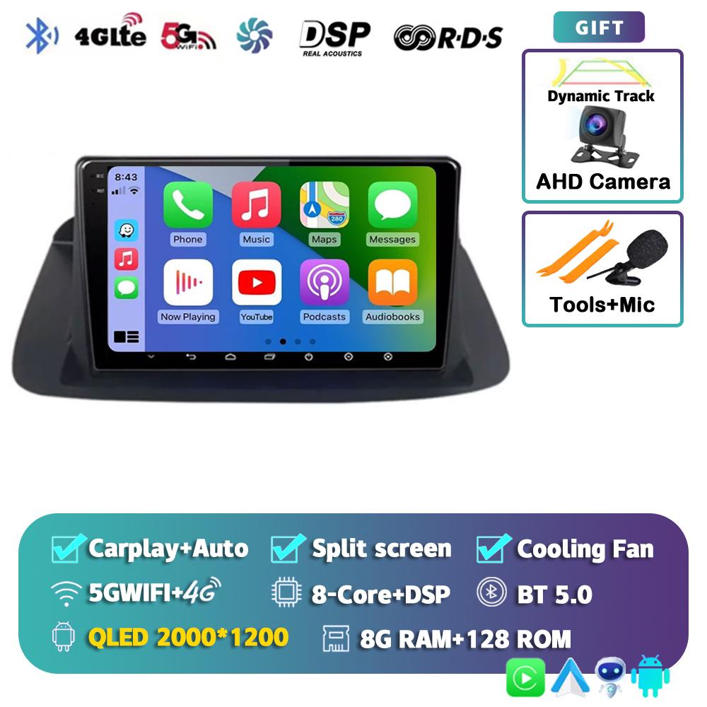 Android 14 Carplay Car Radio For Honda Accord 8 Spirior 2008-2013 GPS Multimedia Video Player Navigation GPS DSP WIFI+4G Stereo