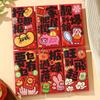 6Pcs/Set Traditional Chinese New Year Red Envelope Paper Lucky Money Bag  Spring Festival