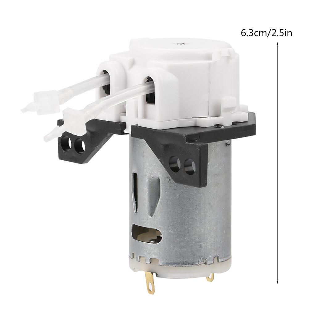 Дозирующий насос DIY перистальтическая трубчатая головка для аквариумной лаборатории химический анализ (белый12в 1*3)