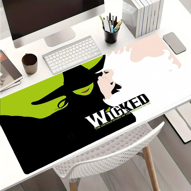 Wicked Theme Premium Non-slip Mouse Pad with Stitched Edges,Durable Rubber Material,for Desktop & Gaming Great Gifts