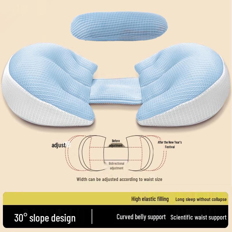 Maternity Body Pillow: Multifunctional Lumbar Support, Side Sleeping, and Belly Cushion